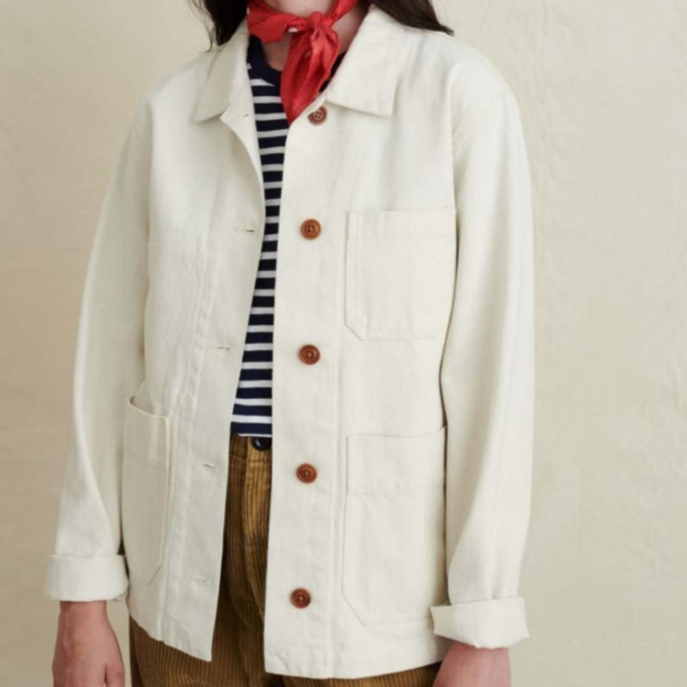 Alex Mill Britt Work Jacket in Upcycled Denim